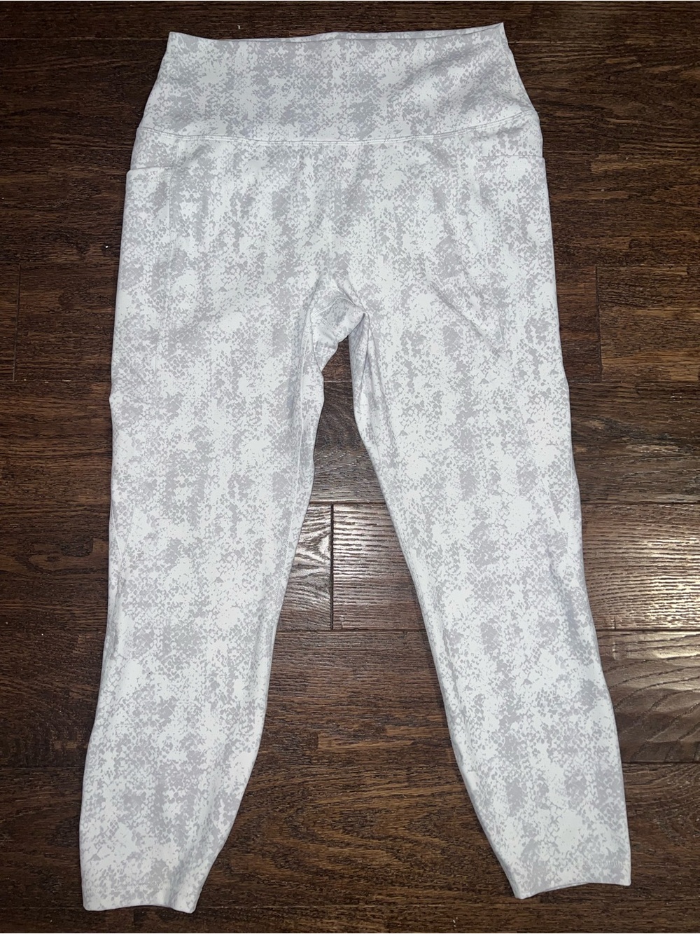 RBX Gray Speckled High-Waist Leggings